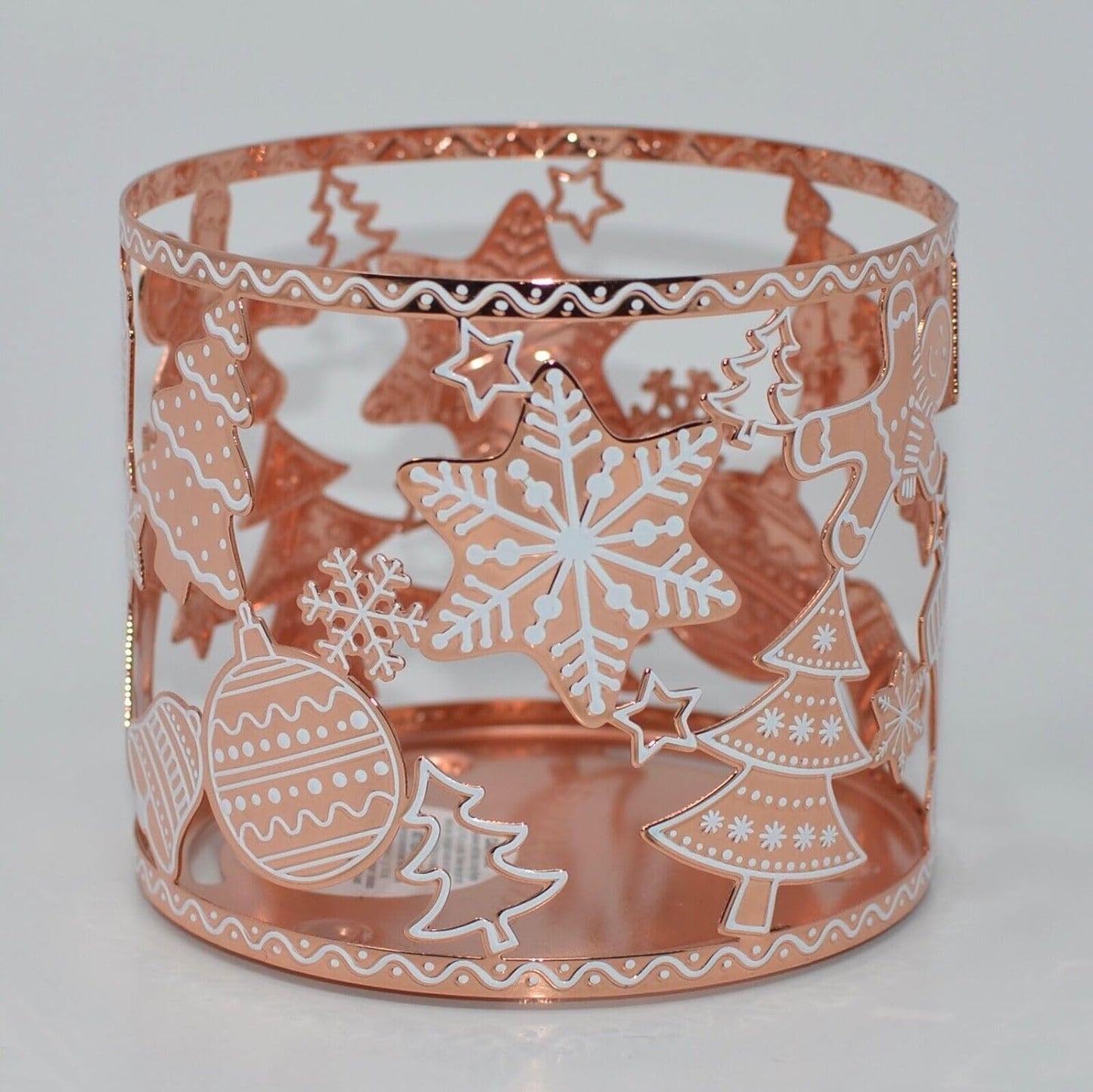 Bath & Body Works 3 Wick Candle Holder Sleeve Gingerbread