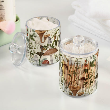 Halloween Skull 2PC Airtight Transparent Plastic Storage Jar, Food Storage Container Glass, Can Store Candy, Salt, Coffee Beans, With lid, Easy To Use