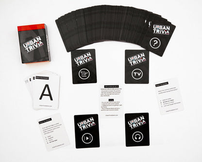 Urban Trivia Game 2nd Edition - Black Card Game for The Culture! Fun Trivia on Black TV, Movies, Music, Sports, & Growing Up Black! Great Trivia for Adult Game Nights and Family Gatherings