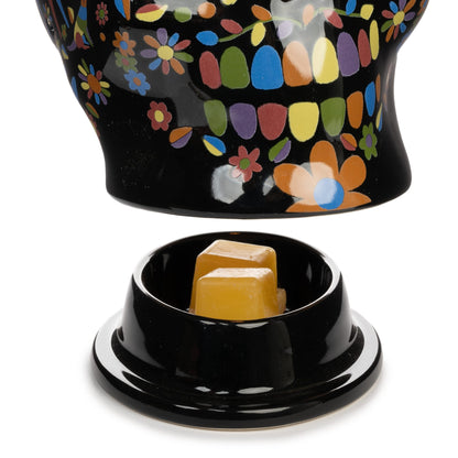 Scentsationals Day of The Dead Collection - Scented Wax Cube Warmer - Wax Fragrance Melter - Skull Wickless Electronic Home Air Freshener Gift (Dia de Los Muertos)