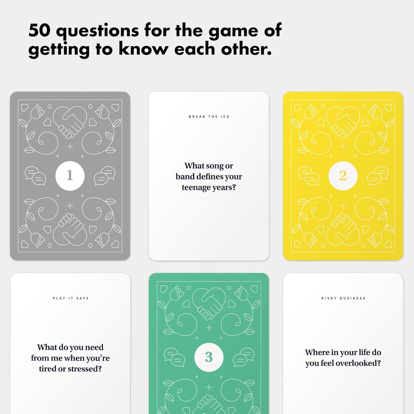 BestSelf Co. Date Deck Exciting, Engaging, and Though-Provoking Conversation Prompts Perfect for Unlocking Connection, Intimacy and Meaningful Discussion — 50 Cards
