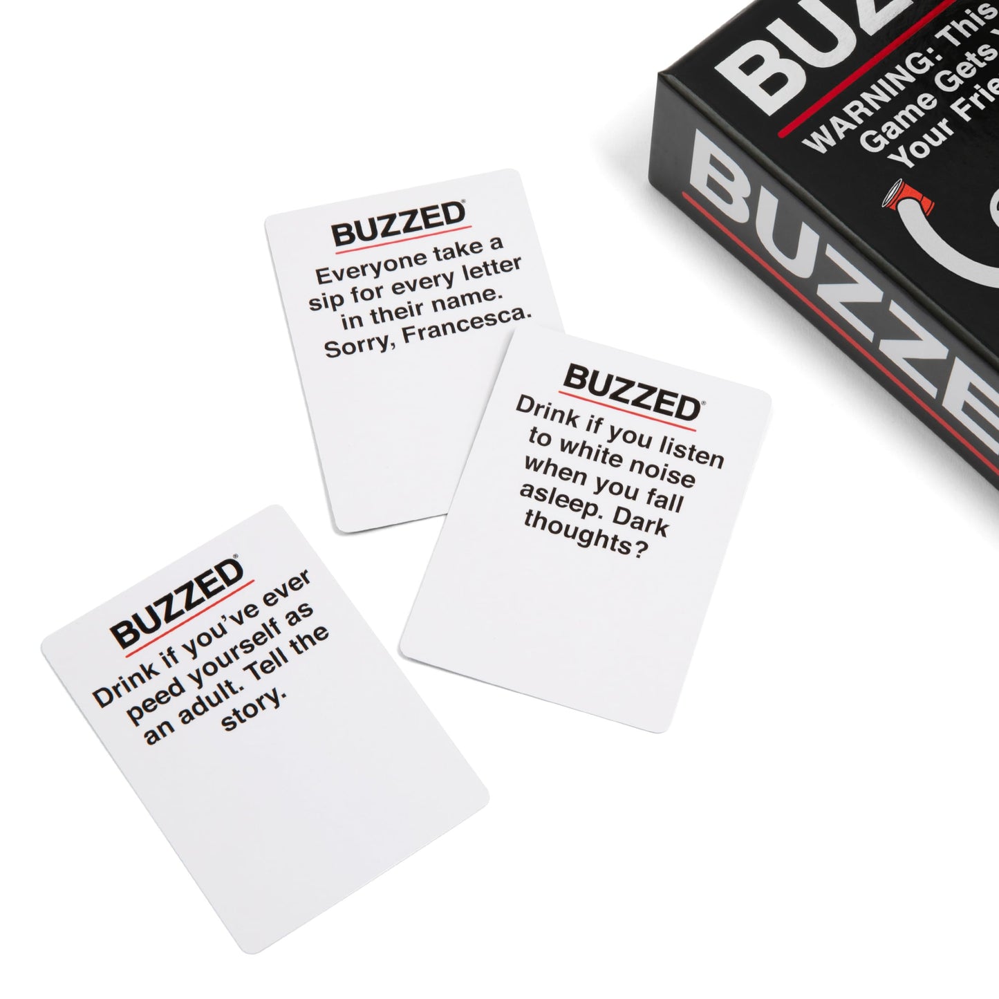 Buzzed Expansion Pack #1 - The Drinking Game That Will Get You & Your Friends Tipsy - Pool Party Games, Summer Party Games
