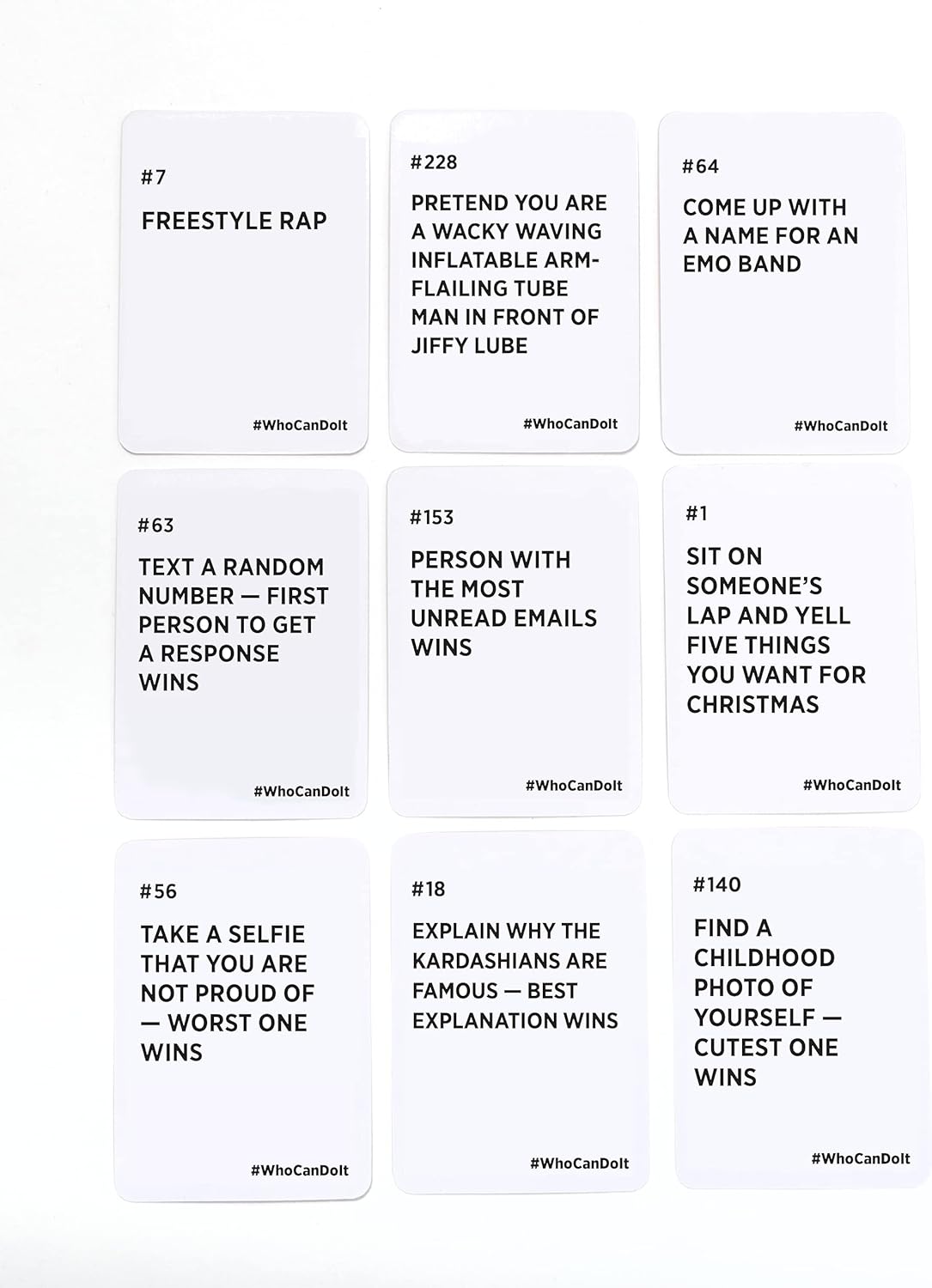 Who Can Do It - Compete with Your Friends to Win These Challenges [A Party Game]