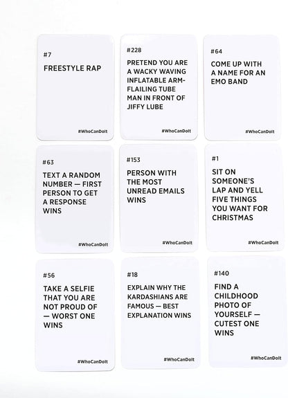Who Can Do It - Compete with Your Friends to Win These Challenges [A Party Game]