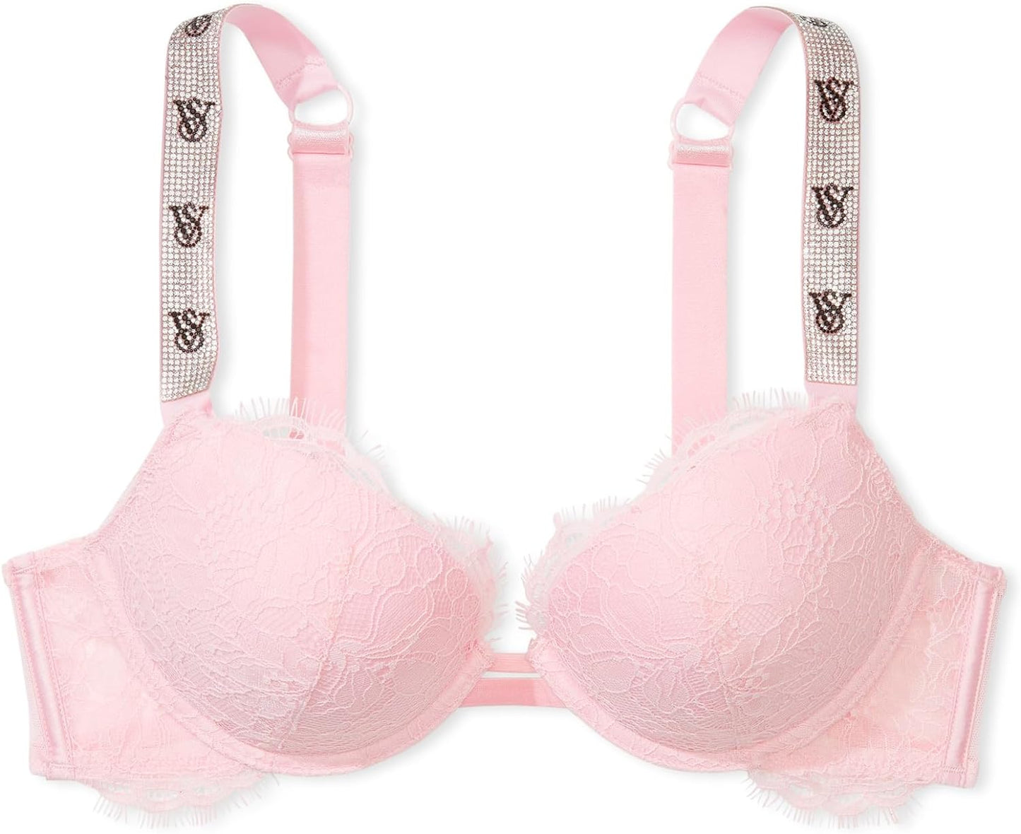 Victoria's Secret Very Sexy Push Up Bra, Adds 1 Cup, Shine Strap, Bras for Women (32A-38DD)