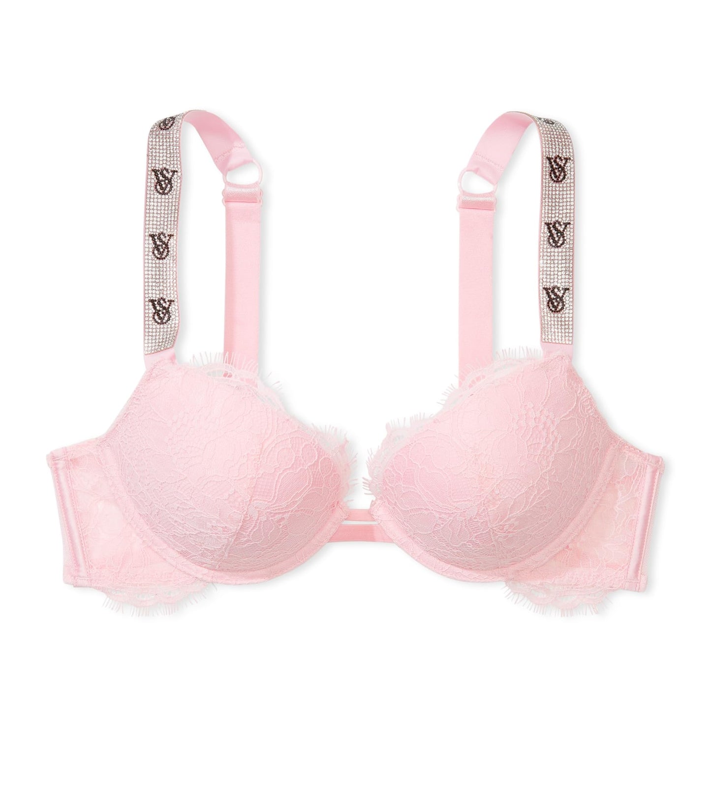 Victoria's Secret Very Sexy Push Up Bra, Adds 1 Cup, Shine Strap, Bras for Women (32A-38DD)