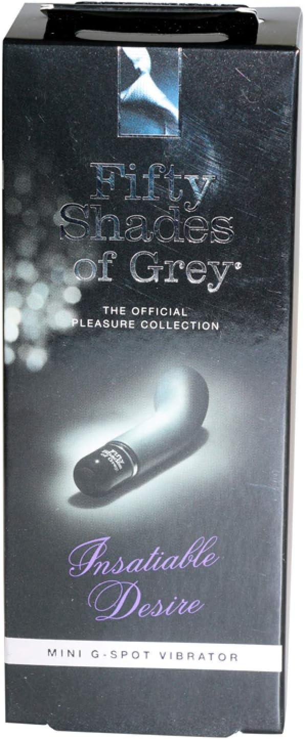 Fifty Shades of Grey Insatiable Desire Black Mini G Spot Vibrator - Waterproof - Petite Size