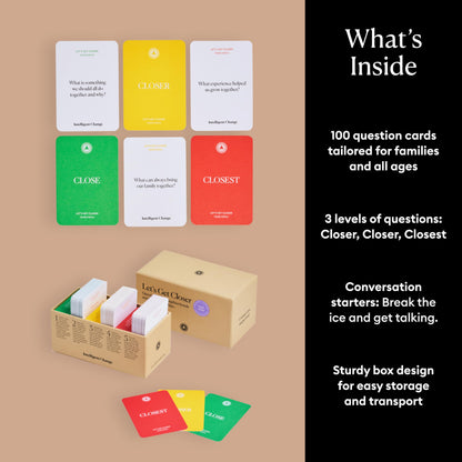 Intelligent Change Get Closer Conversation Cards for Couples, Intimacy Deck Card Game, Fun Date Night Ideas, 100 Icebreaker Couple Questions to Strengthen Bonds and Relationships