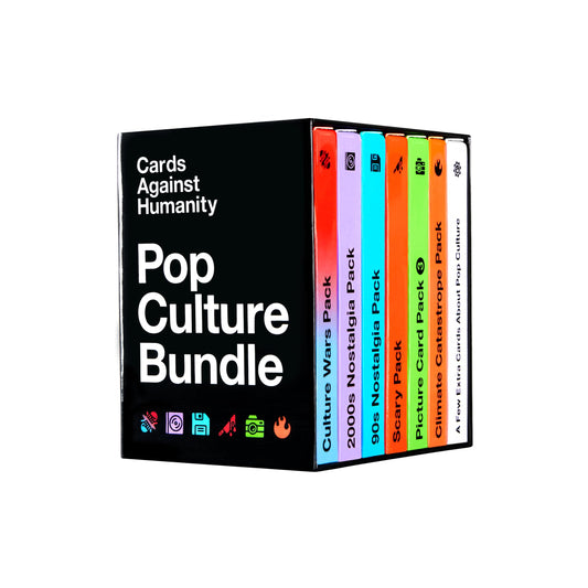 Cards Against Humanity: Pop Culture Bundle • 6 Popular Themed Packs + 10 All-New Cards