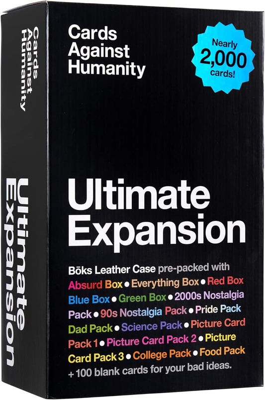 Cards Against Humanity: Ultimate Expansion • Nearly 2,000 Cards Pre-Packed in Our Boks Storage Case