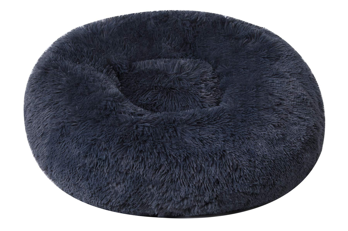 Dog Bed Calming Cat and Dog Beds, 20 inches Beige Cat Bed, Black/Pink/Beige Puppy Bed,Original Calming Donut Cat and Dog Bed in Shag Fur– Machine Washable, Anti Slip Waterproof Bottom