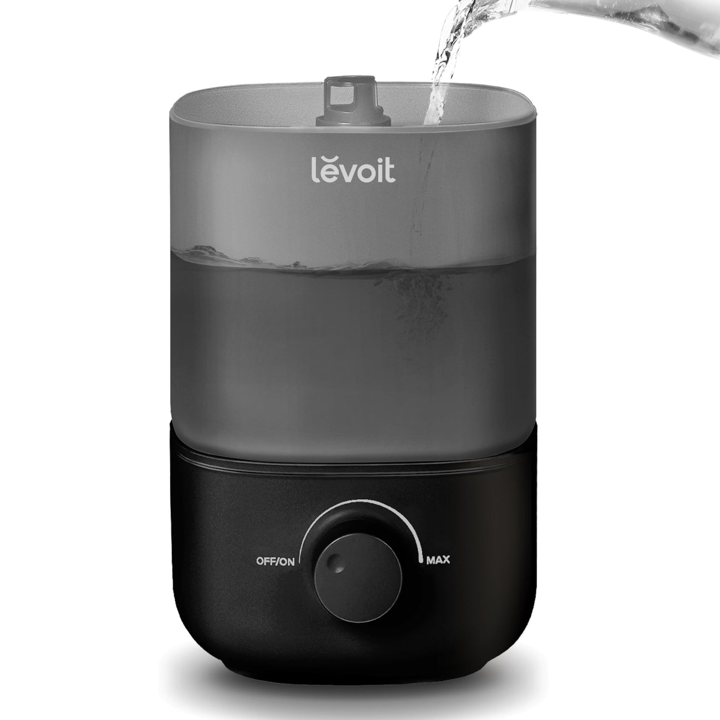 LEVOIT Humidifiers for Bedroom, Quiet (3L Water Tank) Cool Mist Top Fill Essential Oil Diffuser with 25Watt for Home Large Room, 360° Nozzle, Rapid Ultrasonic Humidification for Baby Nursery and Plant