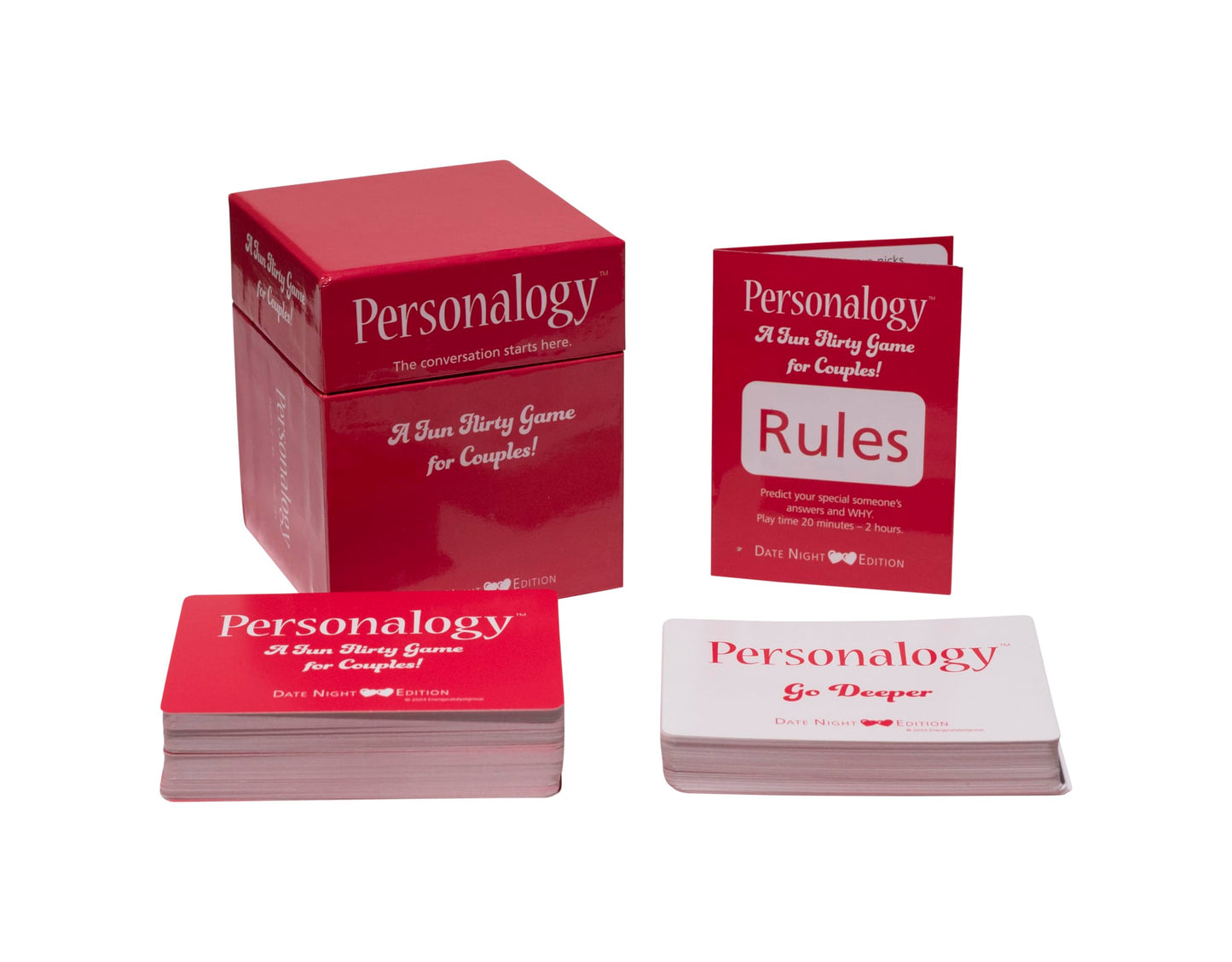 Personalogy™ Party Game - Hilarious Conversation Starter Card Game, Ages 16+, Perfect for Stocking Stuffer, Christmas, Hanukkah Gift, New Year’s Eve, Parties & Travel, 200 Fun Cards