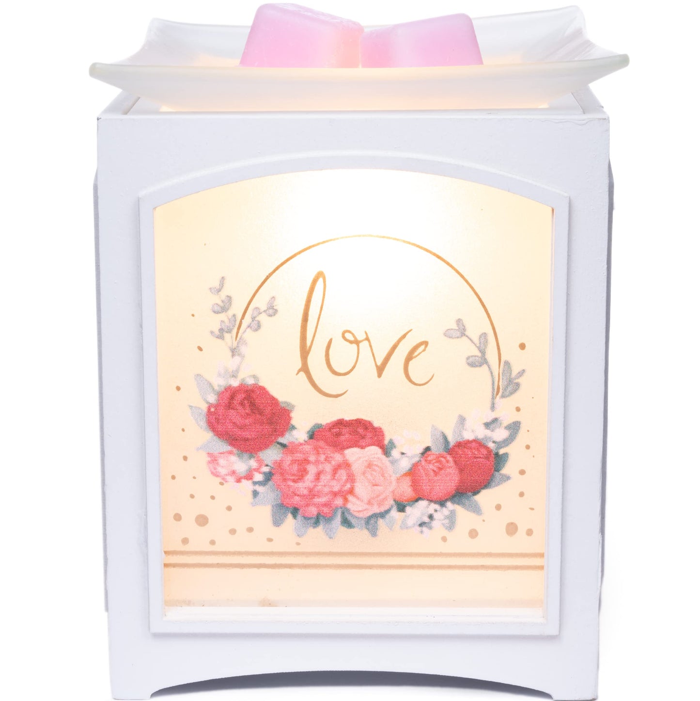 Scentsationals Romance Collection - Scented Wax Warmer - Romantic Wax Cube Melter & Burner - Electric Romance Fragrance Home Air Freshener Gift (Love Bunnies)