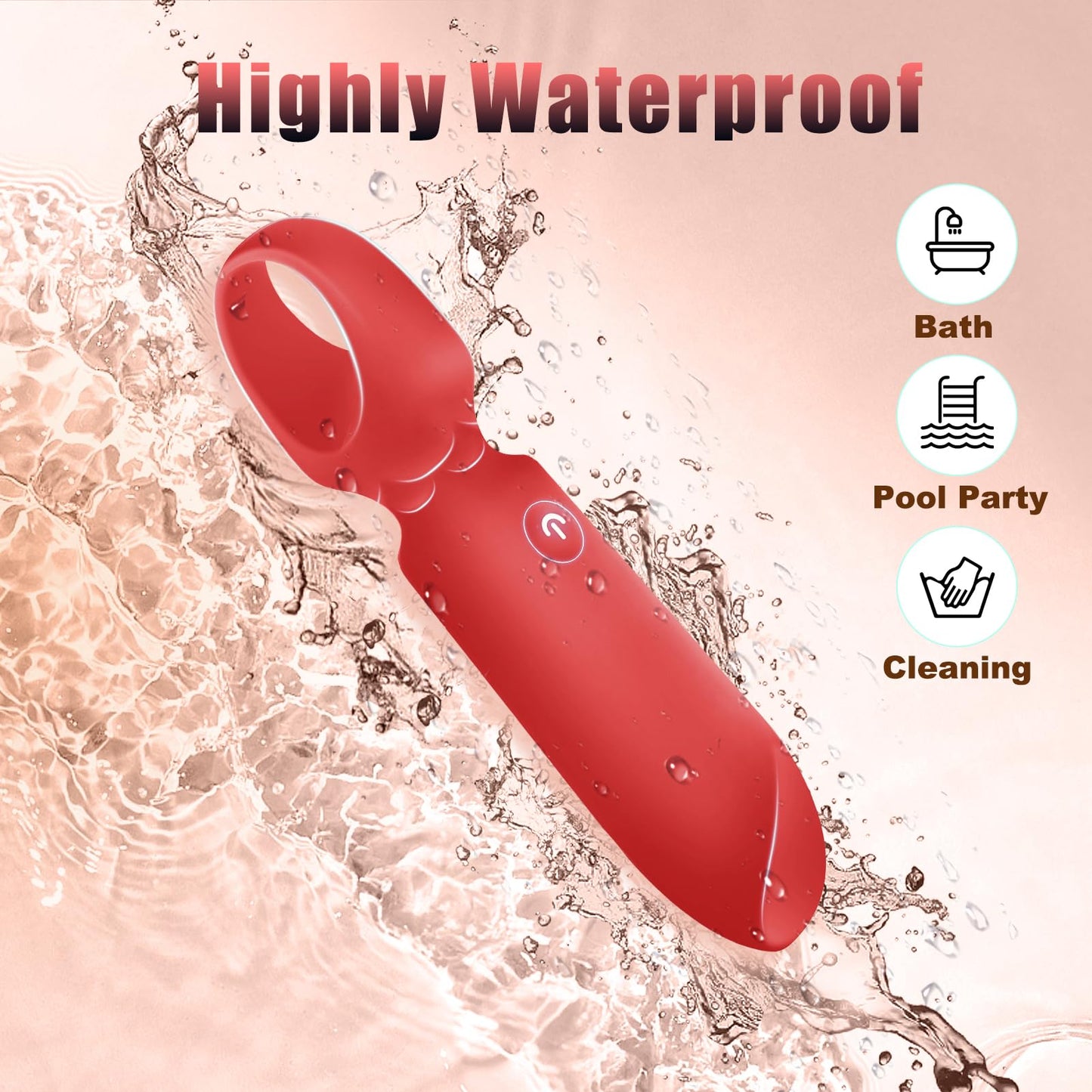 LUKIKI Bullet Vibrator Adult Toys - Female Sex Toys with 10 Vibration Modes, Lipstick Mini Vibrator for G Spot Clitoral Stimulation, Discreet Portable for Travel, Adult Sex Toys & Games for Women