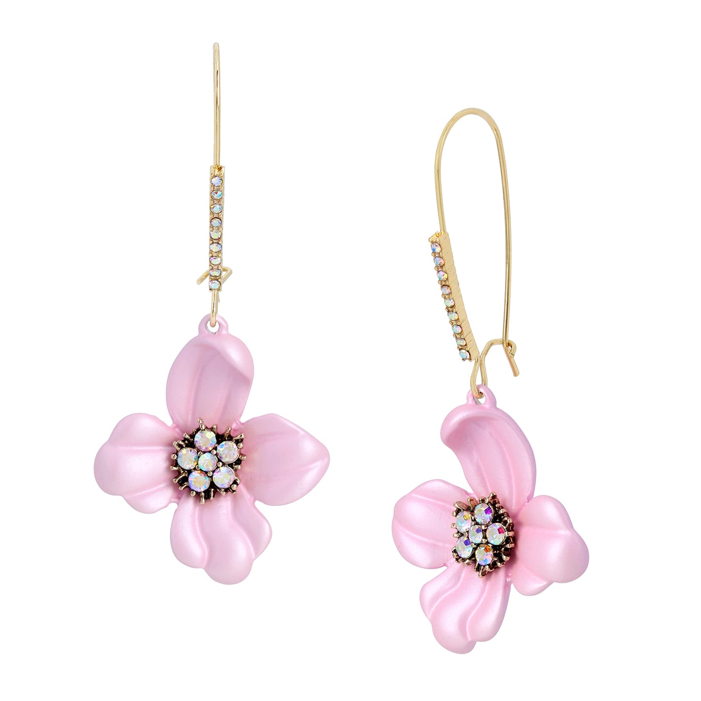 Betsey Johnson Rose Dangle Earring Color