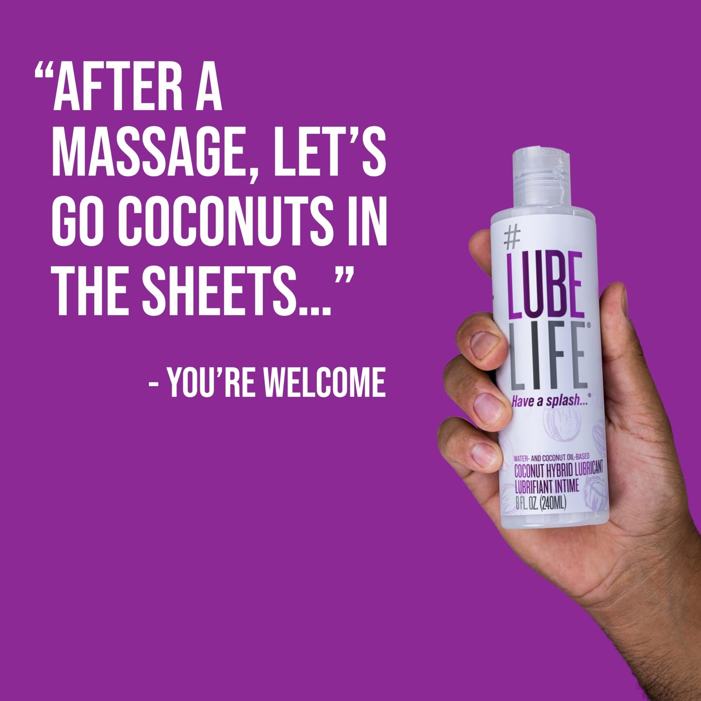 Lube Life Water-Based Actively Trying Fertility Lubricant, Fertility Friendly Lube for Men, Women and Couples, 2 Fl Oz