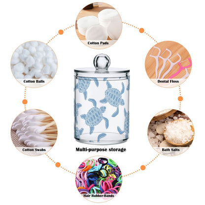Halloween Skull 2PC Airtight Transparent Plastic Storage Jar, Food Storage Container Glass, Can Store Candy, Salt, Coffee Beans, With lid, Easy To Use