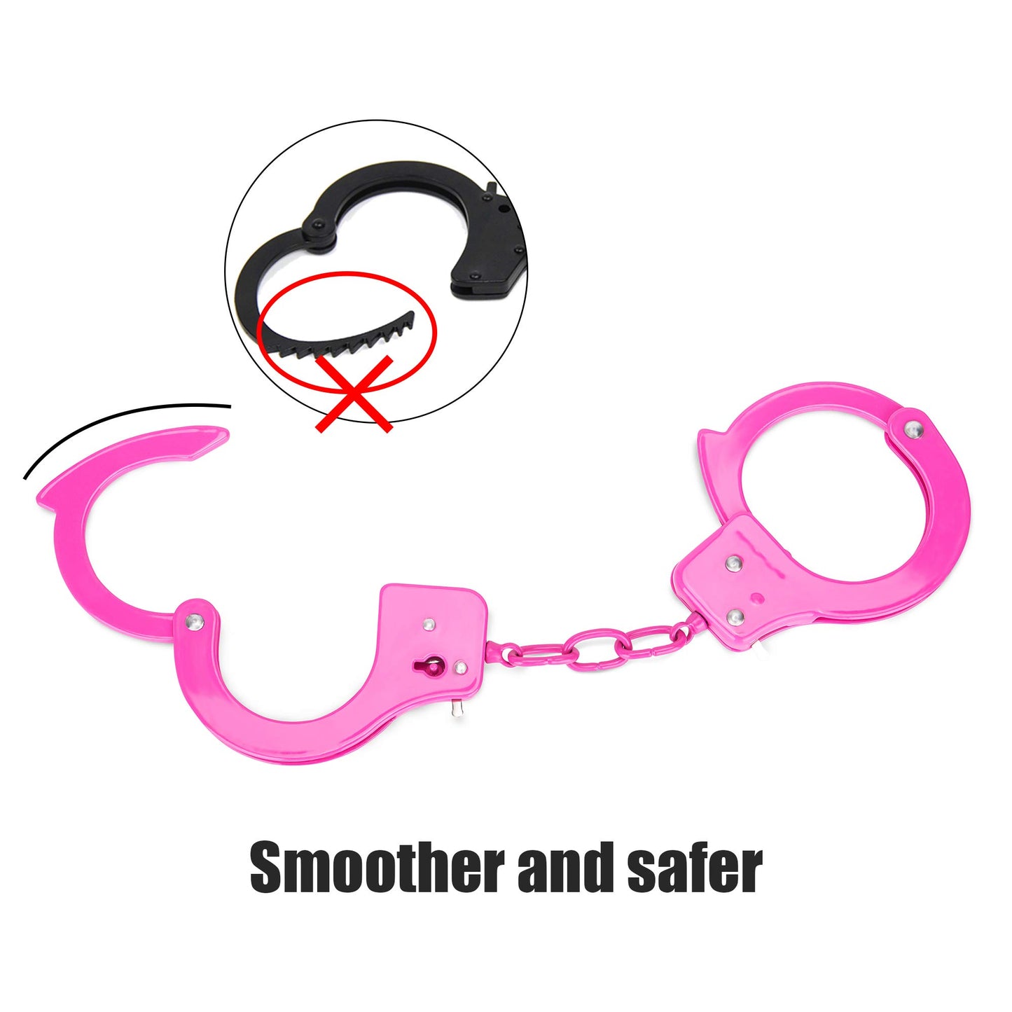 Metal Play Handcuffs, Hand Cuffs Police, Toy Handcuffs for Kids