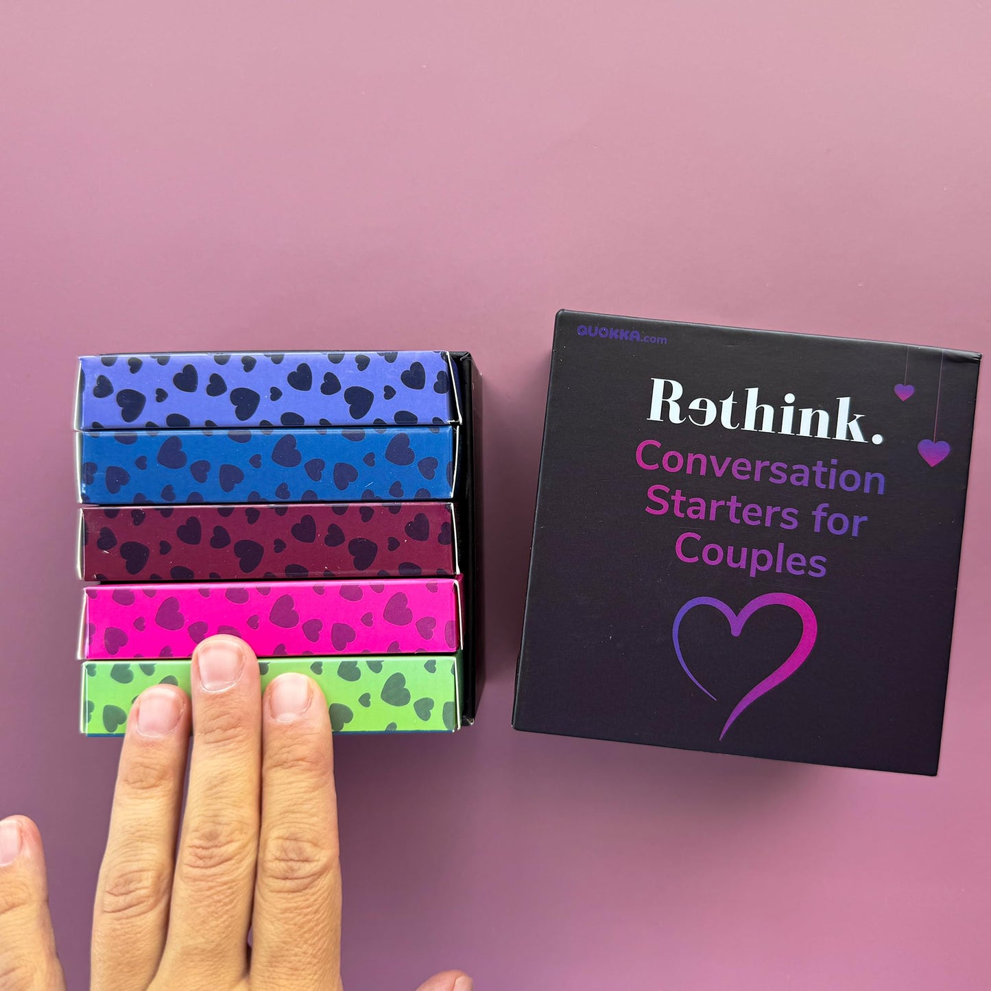 QUOKKA Conversation Cards Game - Christian Couples Edition | Original Version | Religious Gift | Relationship Connection - Great Board Game for Married Husband & Wife