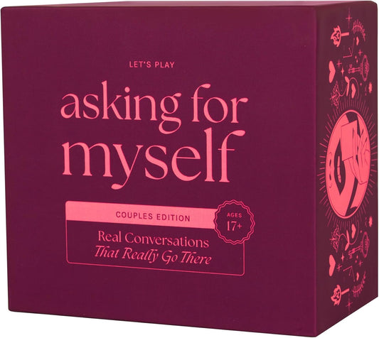 Asking for Myself Couples Conversation Cards - 300 Meaningful Conversation Starters, Questions for Couples to Deepen Connection & Understanding - Intimacy Deck Card Game for Couples