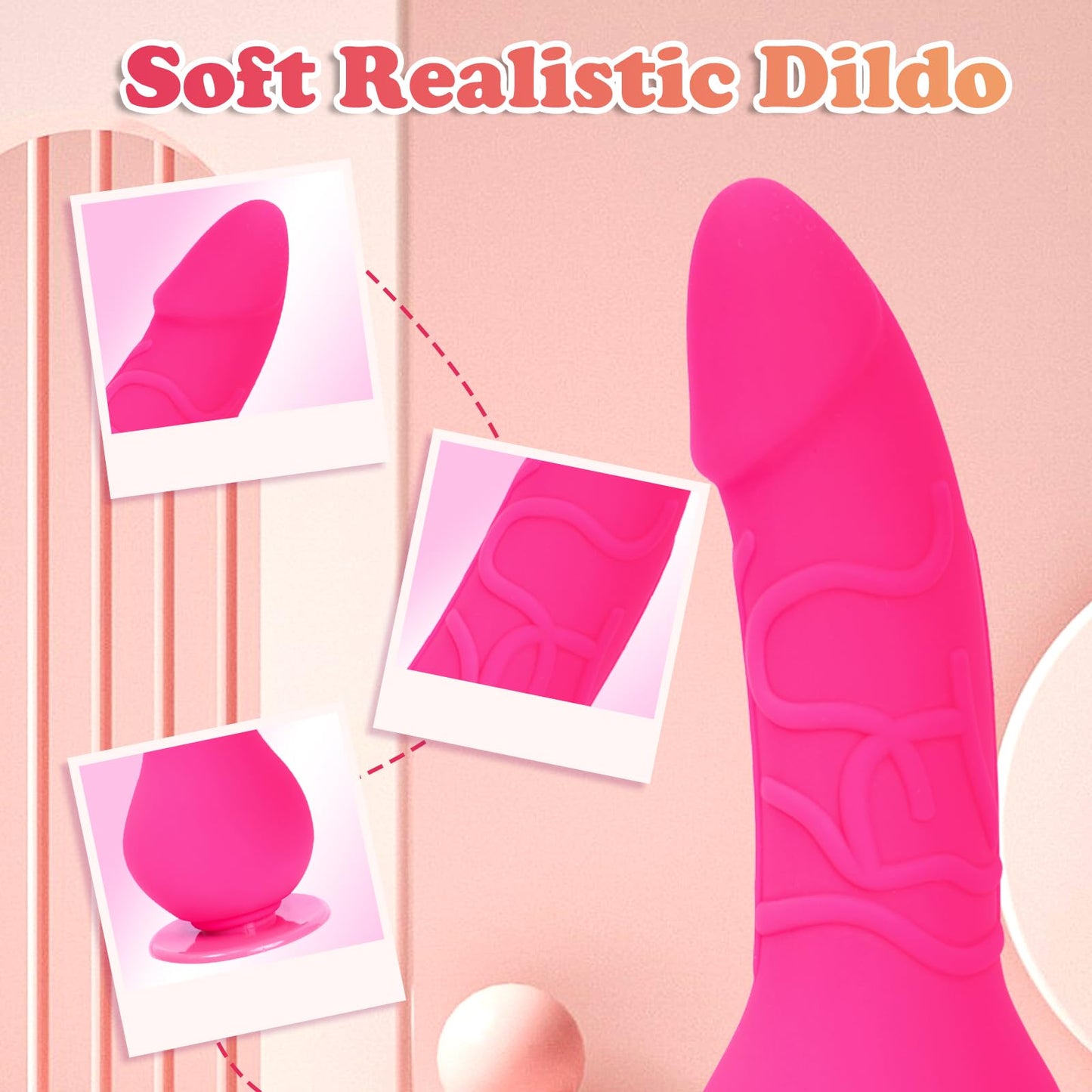 Strap On Dildo Womens Sex Toys - Wearable Strap On Harness with 2 Removeable Realistic Dildos Anal Dildo Female Sex Toys Fantasy Dildo, Adjustable Strapless Strapon G-Spot Sex Toys for Women