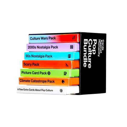 Cards Against Humanity: Pop Culture Bundle • 6 Popular Themed Packs + 10 All-New Cards