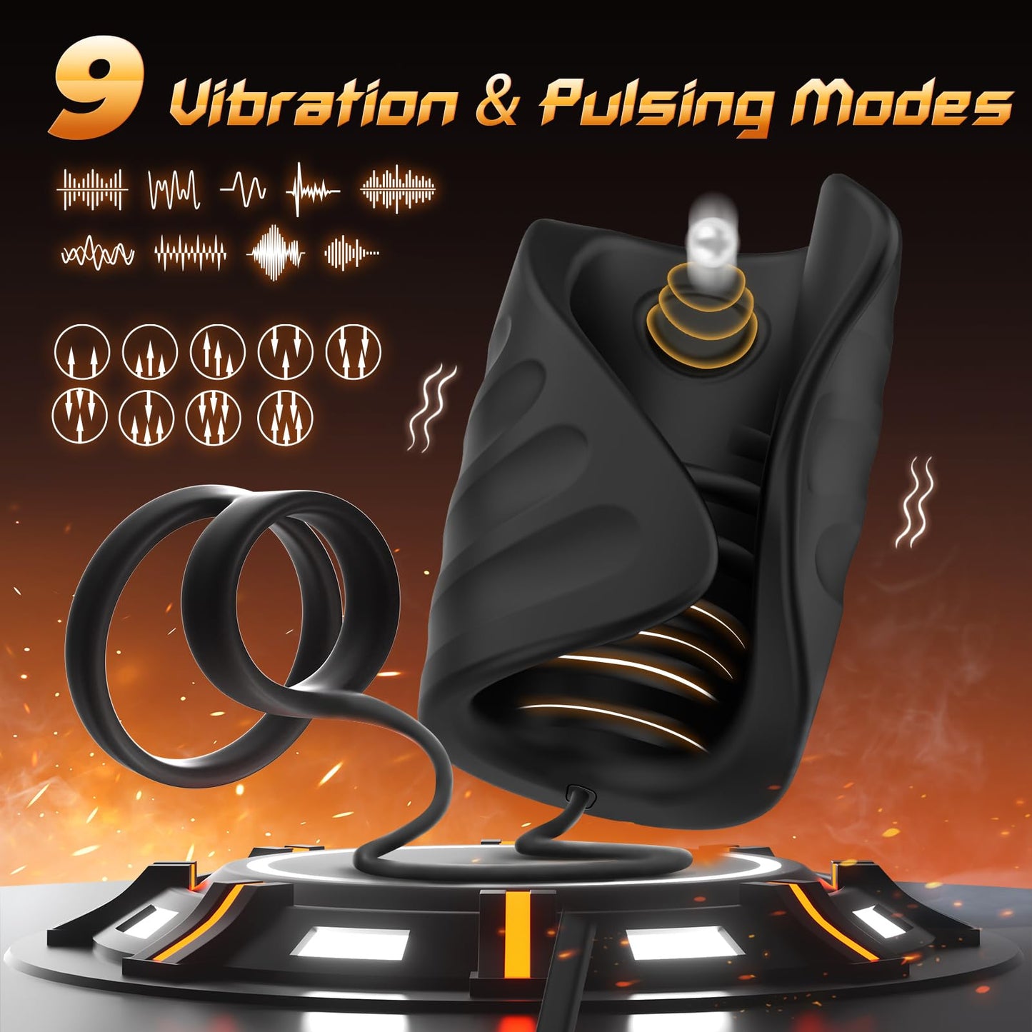 Male Sex Toys for Men - Male Masturbator Penis Training Vibrator with APP Control, Vibrating Sex Toy Strokers Glans Trainer Stimulator, Mens Sex Machine Masturbators Adult Sex Toys & Games