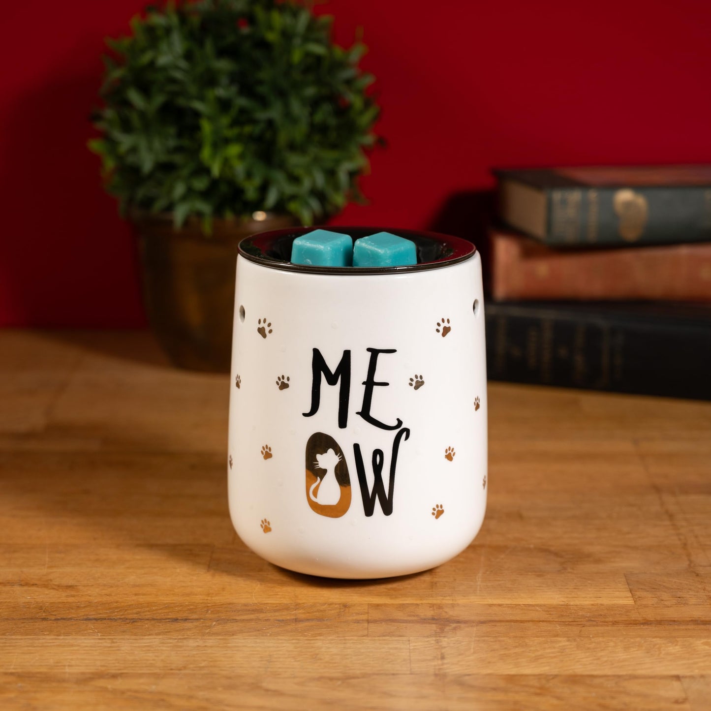 Scentsationals Pet Collection - Scented Wax Warmer - Cat and Dog Wax Cube Melter & Burner - Electric Winter Fragrance Home Air Freshener Gift Meow