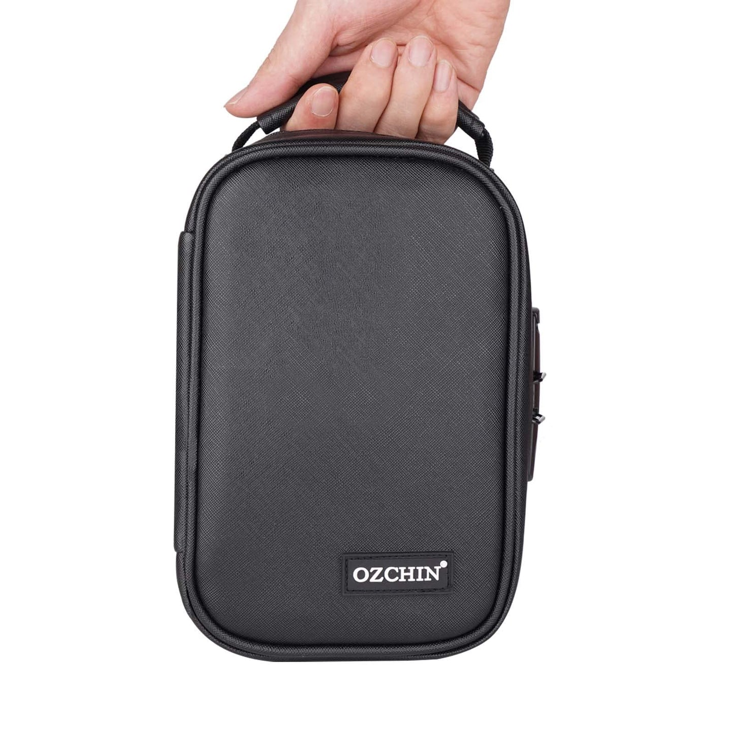 OZCHIN Smell Proof Bag with Combination Lock Tobacco Pipe Pouch Bag File Organizer Case Container Medicine Lock Box Odorless Storage Bag Great Gift for Friend