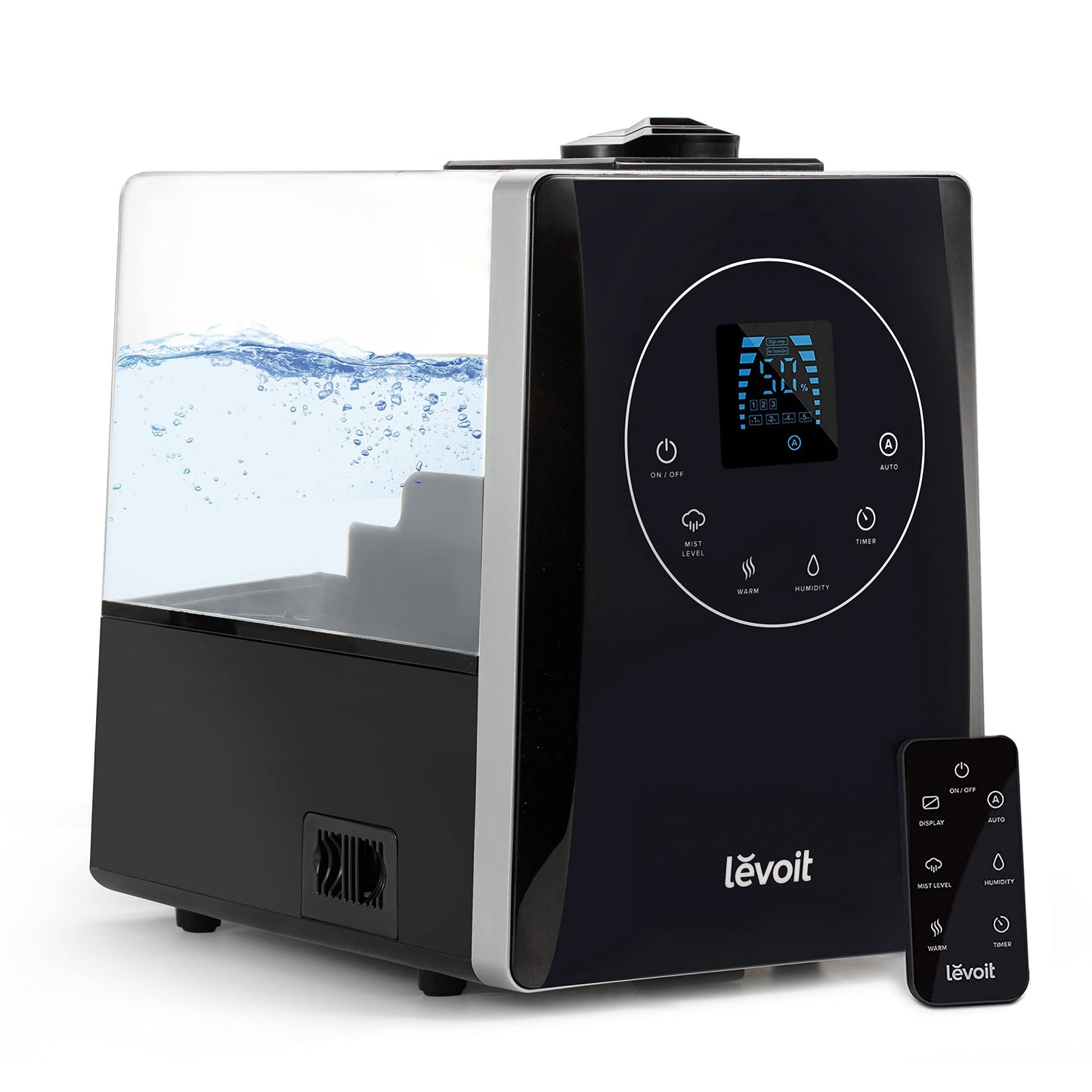 LEVOIT Humidifiers for Bedroom, Quiet (3L Water Tank) Cool Mist Top Fill Essential Oil Diffuser with 25Watt for Home Large Room, 360° Nozzle, Rapid Ultrasonic Humidification for Baby Nursery and Plant