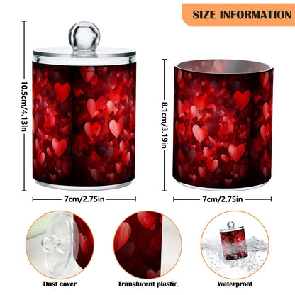 Halloween Skull 2PC Airtight Transparent Plastic Storage Jar, Food Storage Container Glass, Can Store Candy, Salt, Coffee Beans, With lid, Easy To Use
