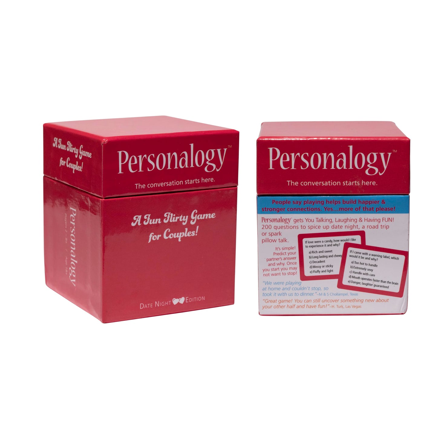 Personalogy™ Party Game - Hilarious Conversation Starter Card Game, Ages 16+, Perfect for Stocking Stuffer, Christmas, Hanukkah Gift, New Year’s Eve, Parties & Travel, 200 Fun Cards