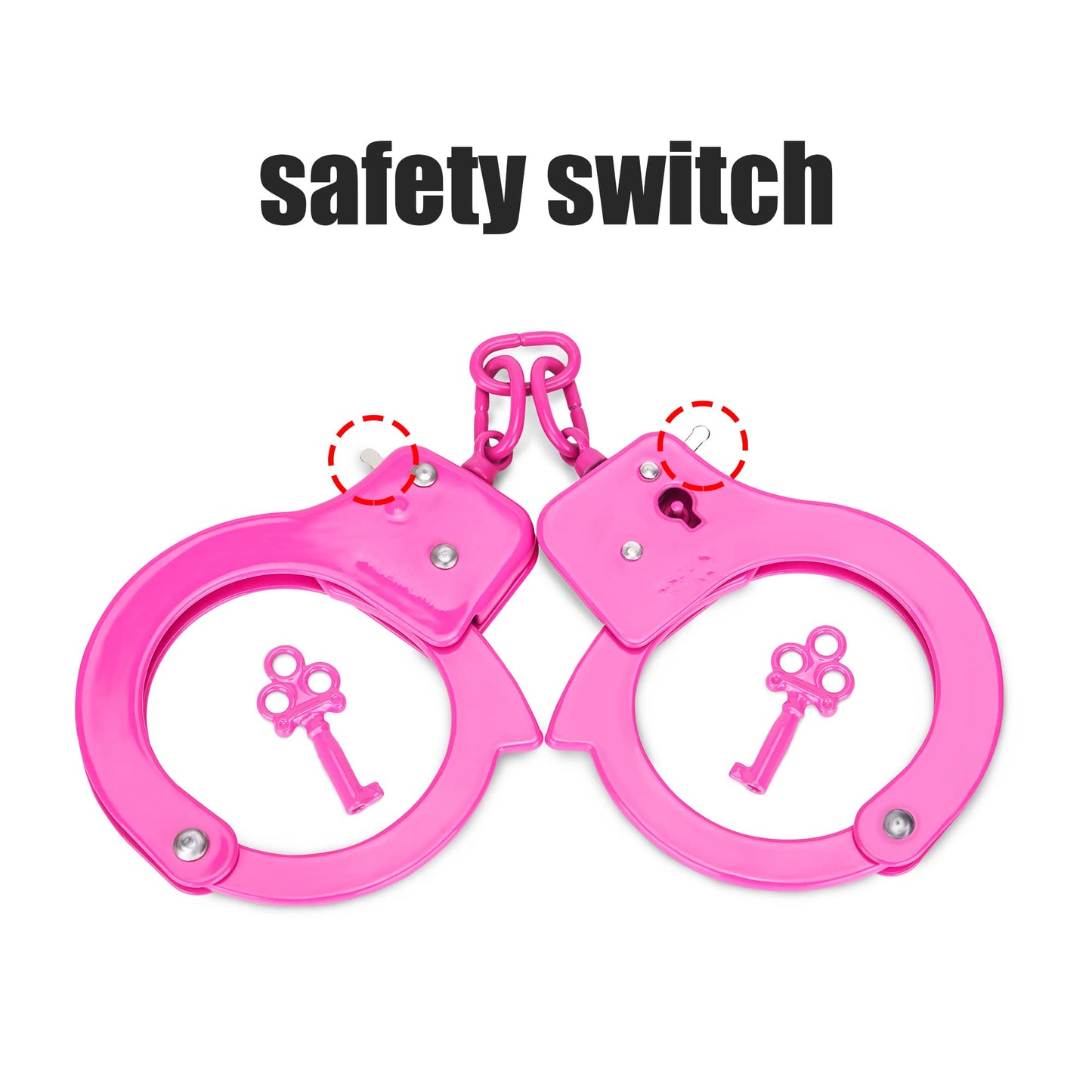 Metal Play Handcuffs, Hand Cuffs Police, Toy Handcuffs for Kids