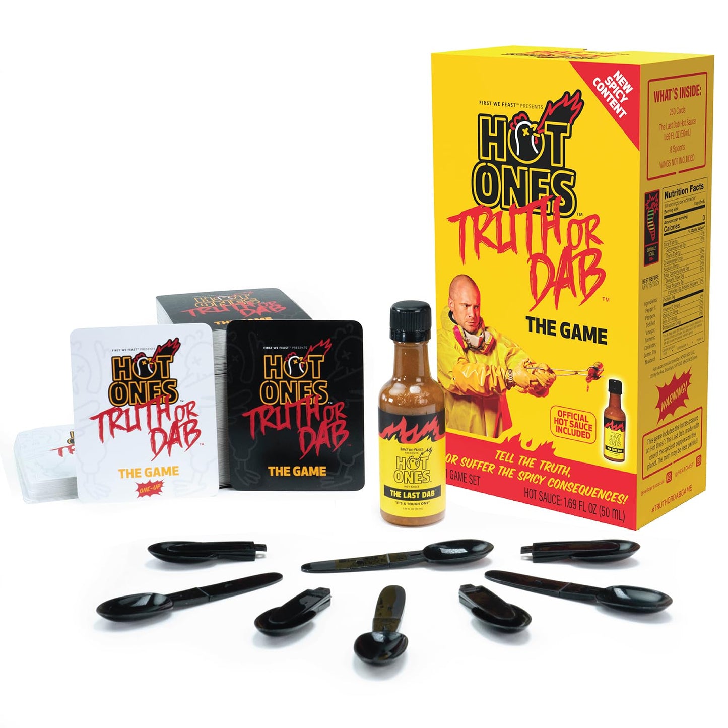 Wilder Hot Ones Roulette – Hot Sauce Included – A Push Your Luck Party Game