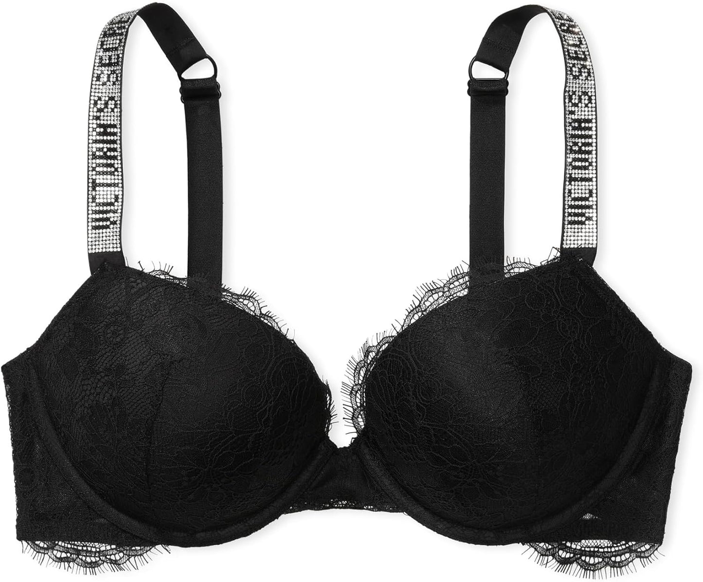 Victoria's Secret Very Sexy Push Up Bra, Adds 1 Cup, Shine Strap, Bras for Women (32A-38DD)