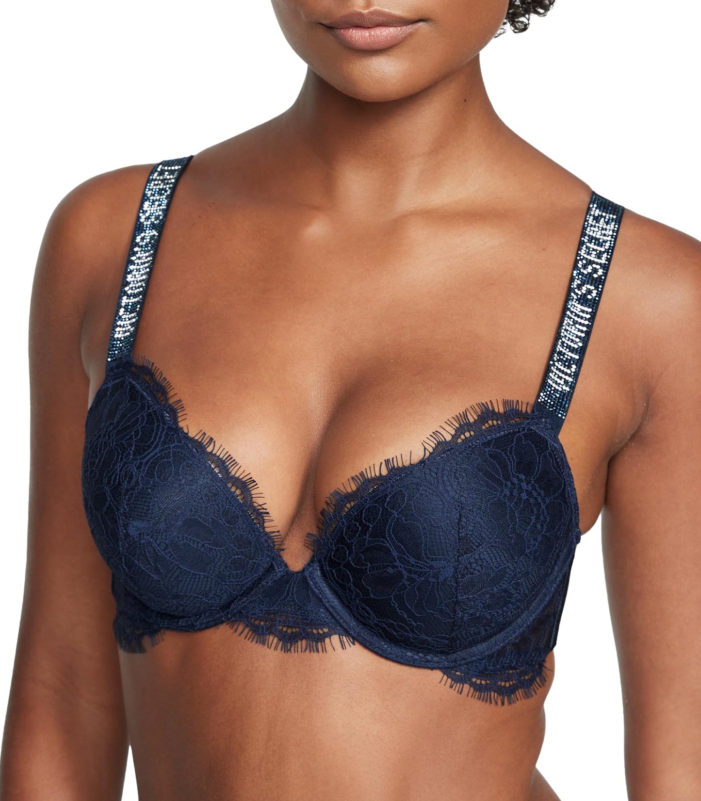 Victoria's Secret Very Sexy Push Up Bra, Adds 1 Cup, Shine Strap, Bras for Women (32A-38DD)