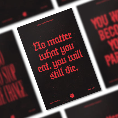 Cards Against Humanity: Scary Poster #1/3 • A Terrifying 12"x18" Poster