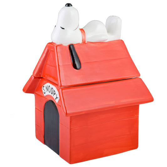 Classic Snoopy Doghouse 11.2" Cookie Jar