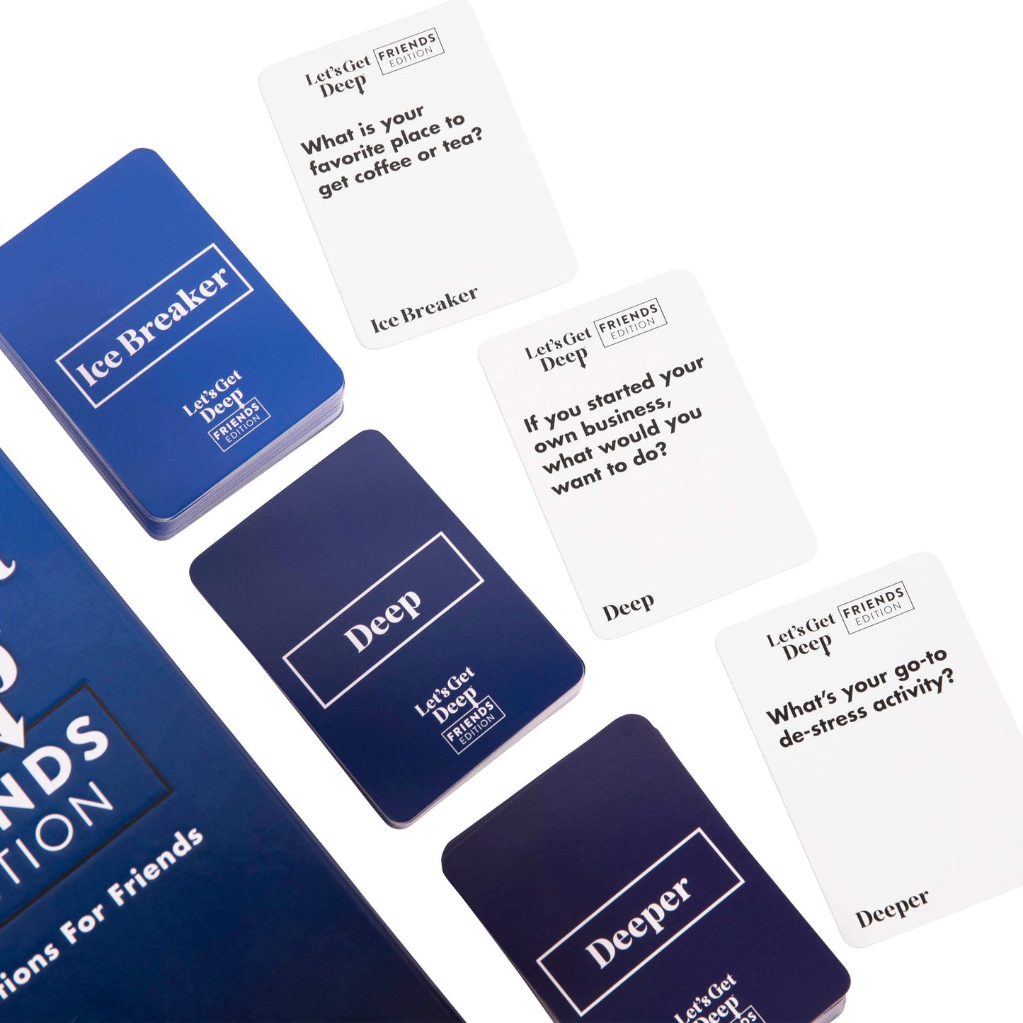 Let's Get Deep by Relatable, A Question Card Game for Couples, Great for Date Night Ideas, Couples Gifts, Wedding Gifts, and Long Distance Relationship Gifts, Includes 300 Cards to Build Up Intimacy