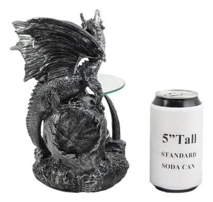 Ebros Smaug Castle Guardian Dragon Electric Oil Diffuser Burner Tart Warmer Aroma Scent Statue 9.5" Tall Figurine Dungeons and Dragons Decorative Decor for Aromatherapy Accessory Halloween Prop