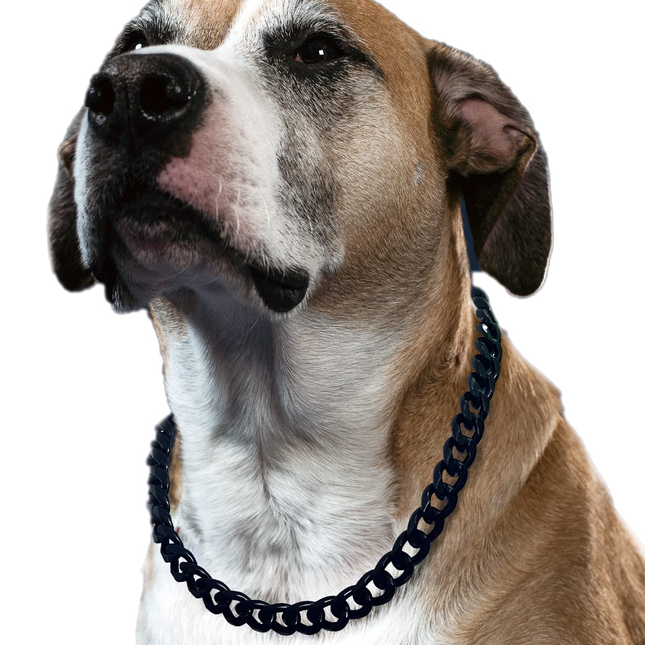 Gold Chain Dog Collar-15mm Cute Dog Collar Pet Gold Necklace Bulldog Light Metal Puppy Jewelry 20" Chain Puppy Costume