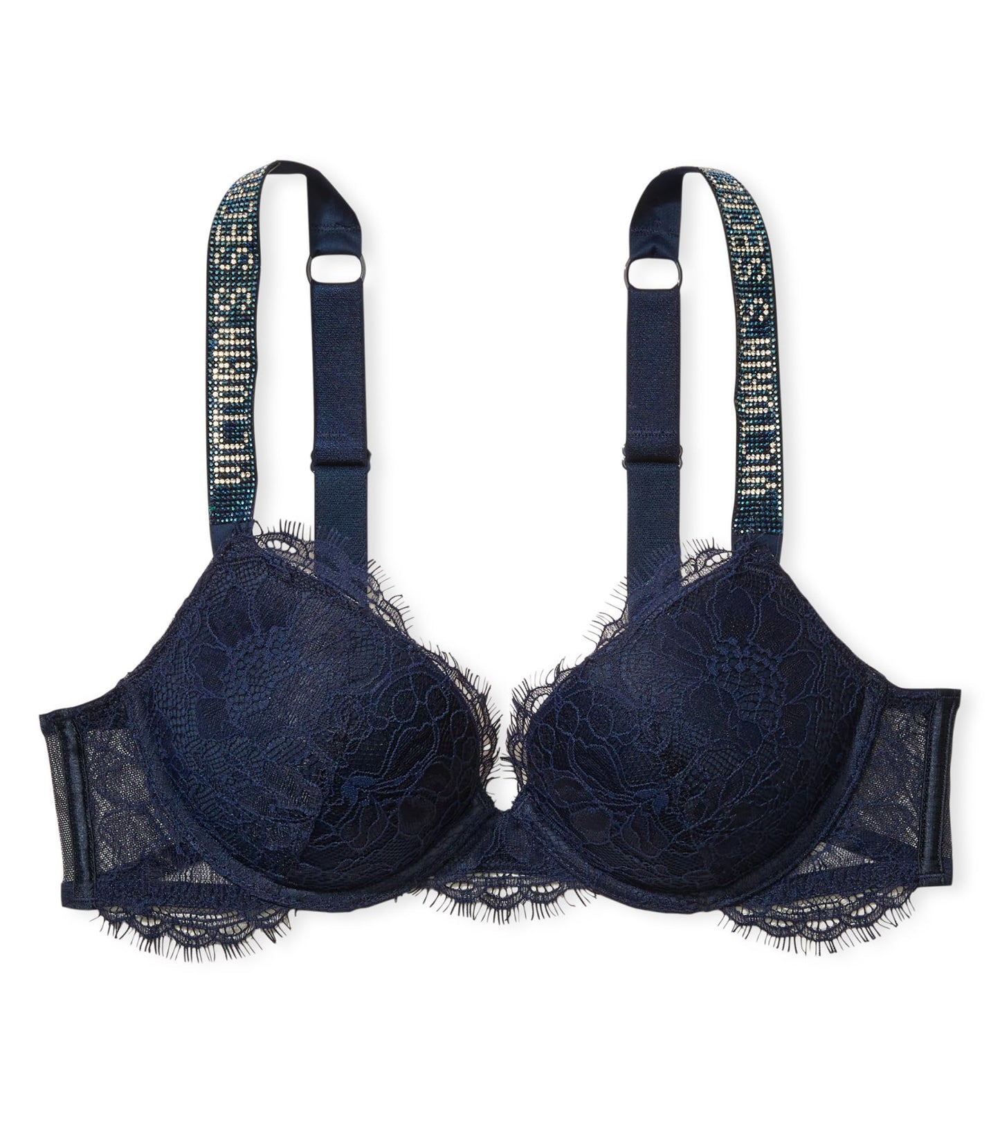 Victoria's Secret Very Sexy Push Up Bra, Adds 1 Cup, Shine Strap, Bras for Women (32A-38DD)