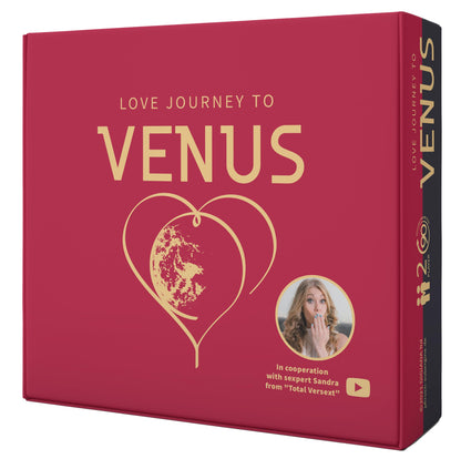 Love Journey to Venus: The Spicy & Romantic Board Game for Adult Couples & Friends, Couple Games for Date Night, Gaming Cards for 2 or more Adults, Love Card for Bedroom (for married couples too)