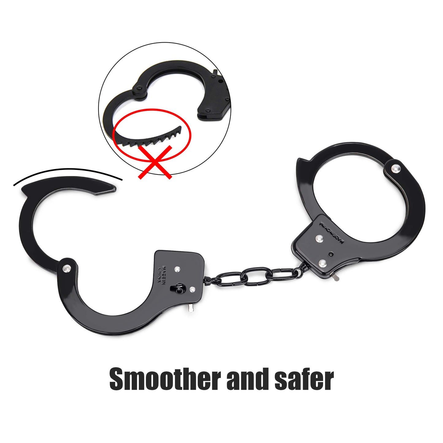 Metal Play Handcuffs, Hand Cuffs Police, Toy Handcuffs for Kids