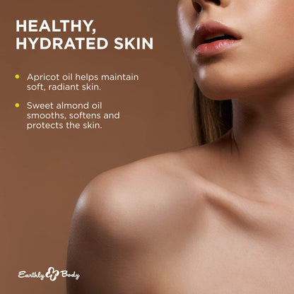 Earthly Body Edible Massage Oil - Hemp Seed, Almond, Grapeseed, Apricot & Vitamin E Oil - Vegan & Cruelty Free