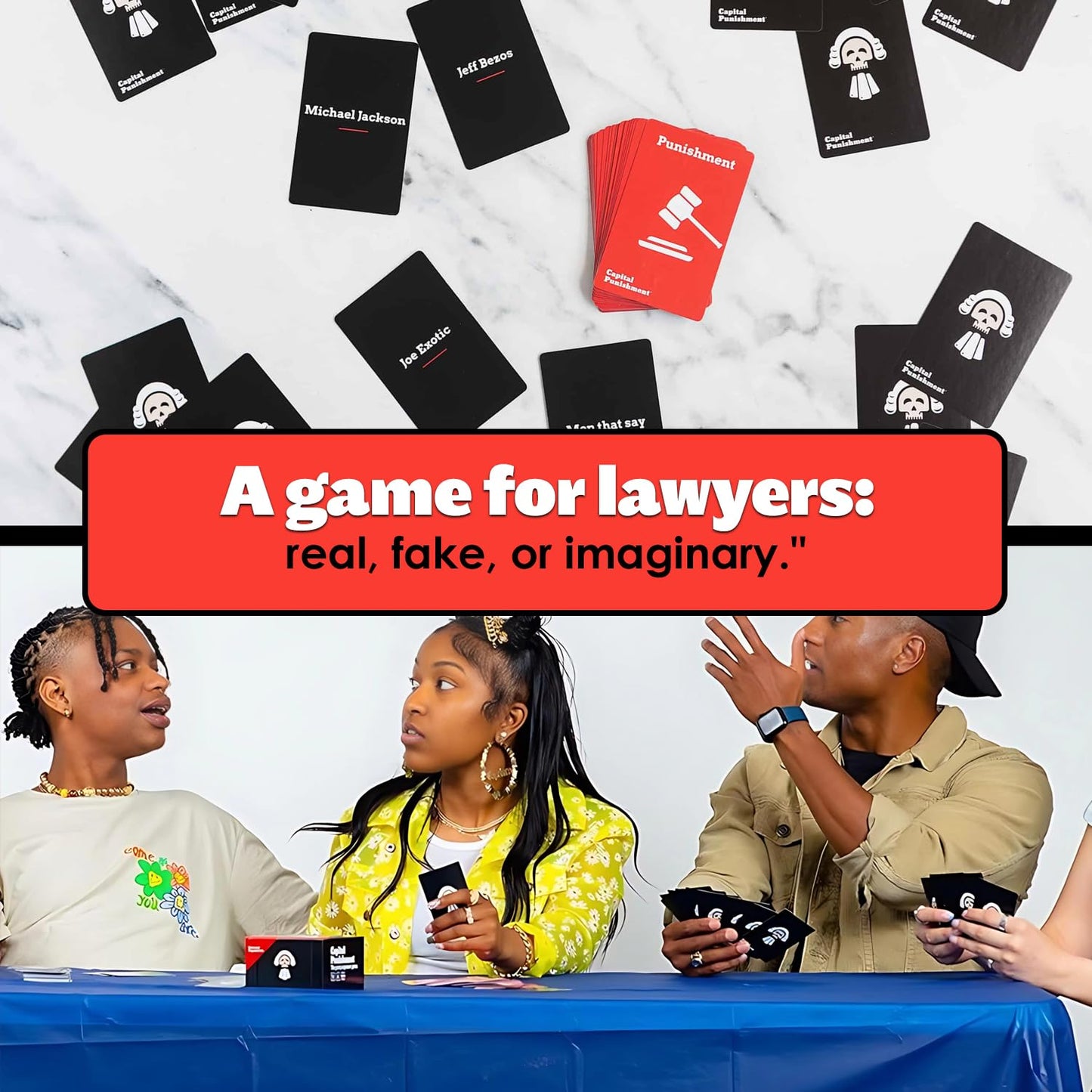 Capital Punishment | A Hilarious Legal Battle Awaits | 3-10 Players, Fun for Game Nights, Adults, Lawyers, Friends, Family, Parties, Adult Board Games