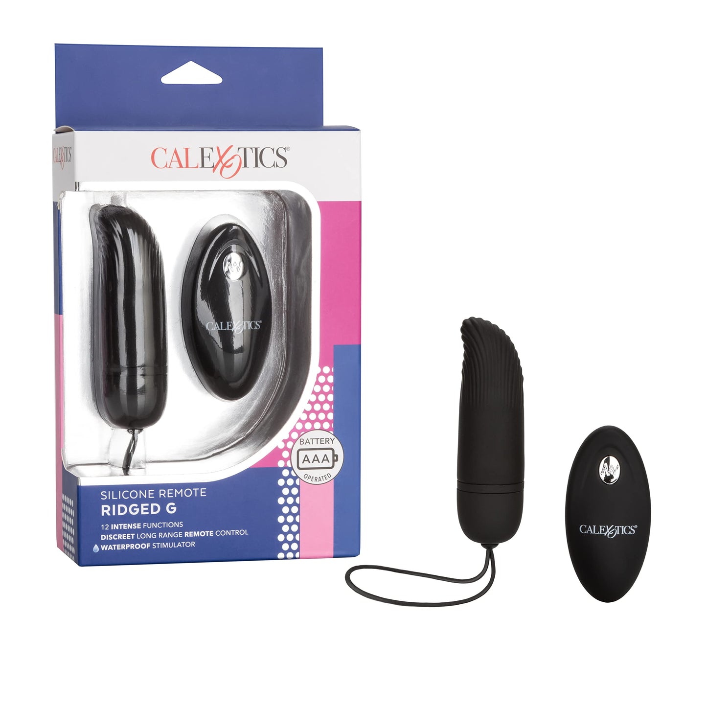 CalExotics Silicone Remote Panty Pleaser Vibrator – Waterproof Adult Sex Toys for Couples – 12 Vibe Function Massager, Black, 1 Count