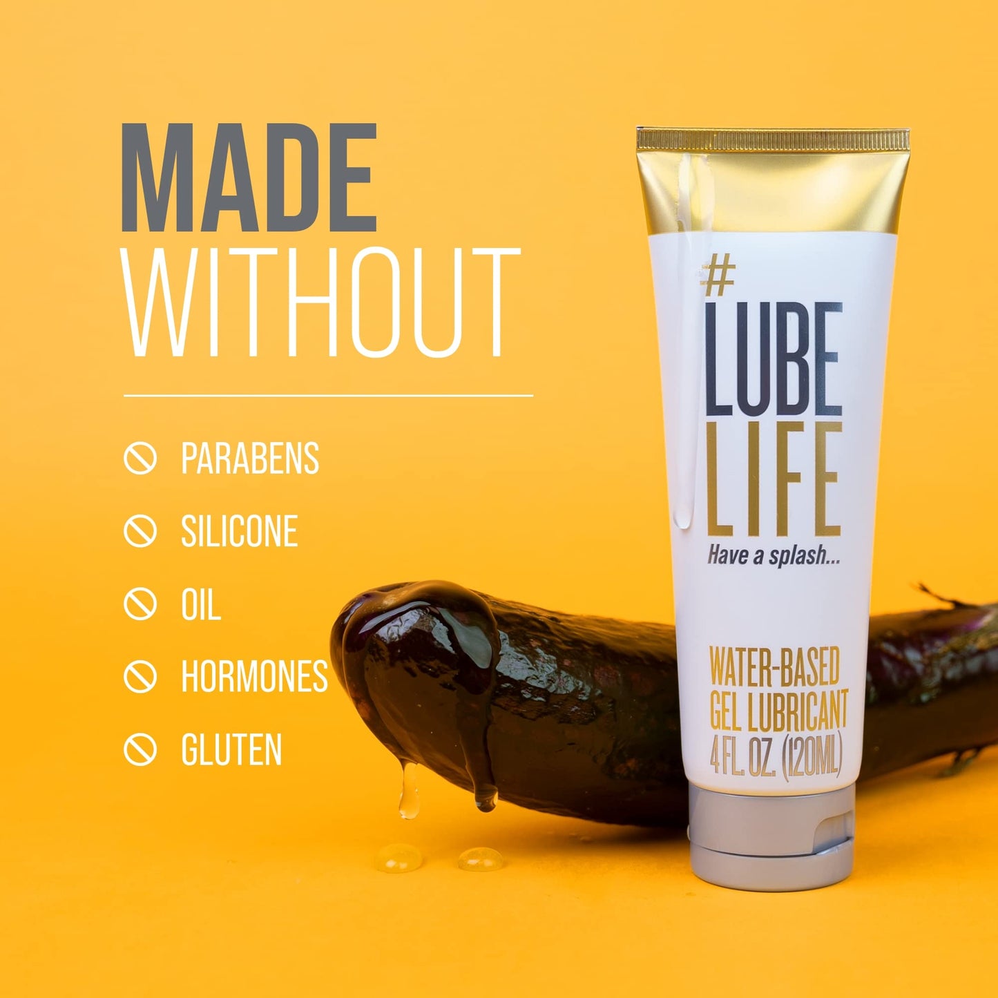 Lube Life Water-Based Actively Trying Fertility Lubricant, Fertility Friendly Lube for Men, Women and Couples, 2 Fl Oz