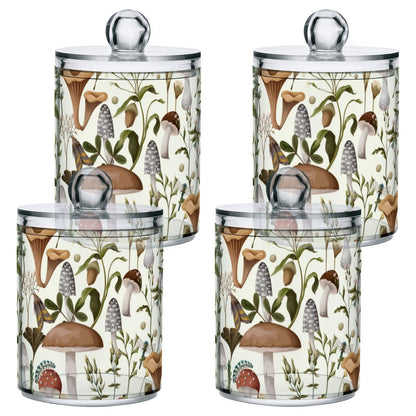 Halloween Skull 2PC Airtight Transparent Plastic Storage Jar, Food Storage Container Glass, Can Store Candy, Salt, Coffee Beans, With lid, Easy To Use